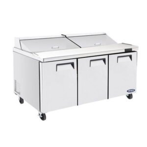 Atosa Mega Top Refrigerator Unit 3 Section 72"