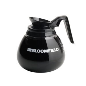 64oz Black Handle Glass Decanter