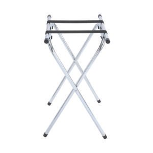 Folding Tray Stand - Chrome