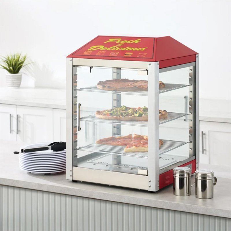 Benchmark Two Door Pass-Thru Warmer / Merchandiser - 12" - Image 2