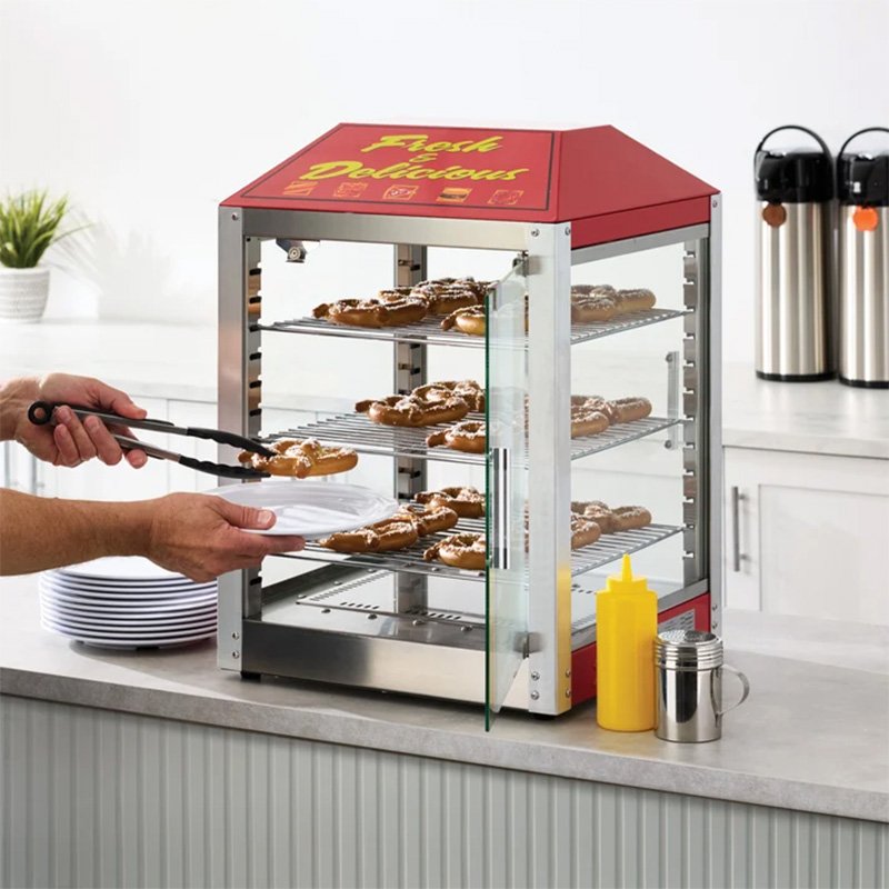 Benchmark Two Door Pass-Thru Warmer / Merchandiser - 12" - Image 3