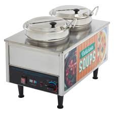 Benchmark Soup Station - 2 Ladles & Lids