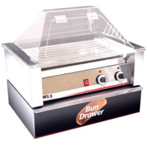 Benchmark Plexiglass Sneeze Guard for 30 Dog Roller Grill