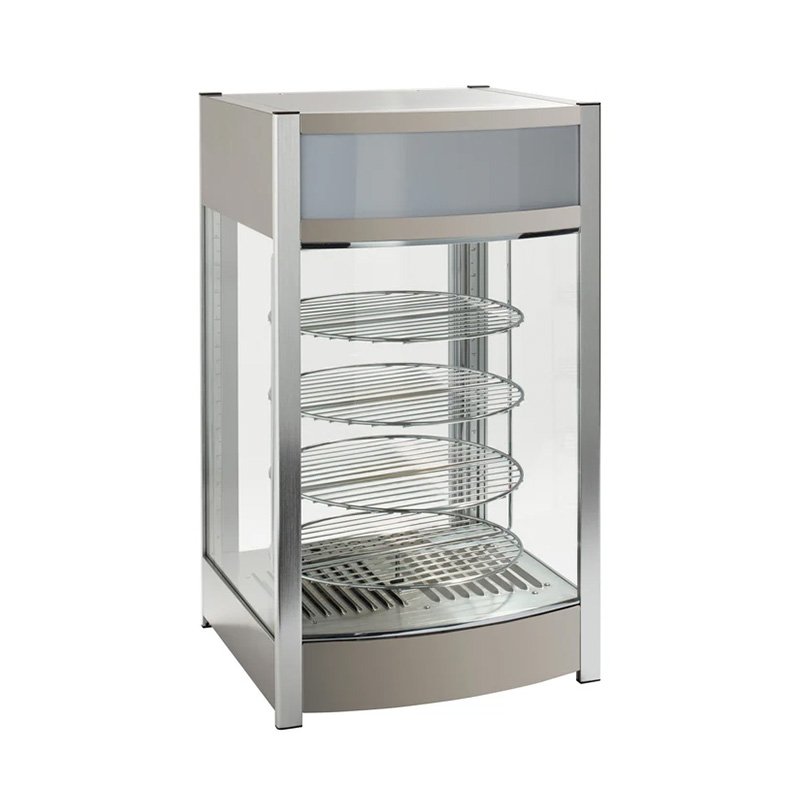 Electric Display Merchandiser 14" Round Rack w/ Adjustable Temperature