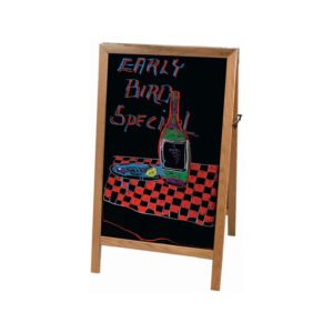 Marker Board A-Frame 46" x 26" - Natural