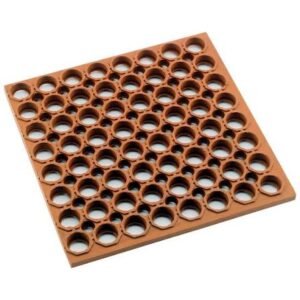 Rubber Floor Mat 3'x5' Grease Proof- Red